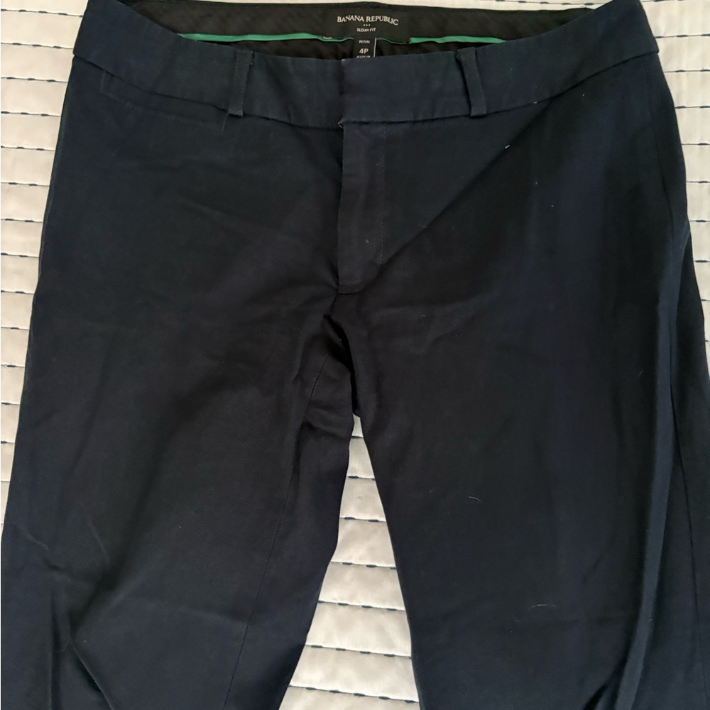 Banana Republic Navy Blue Cropped Pants